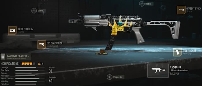 The most powerful SMG in CoD MW2.